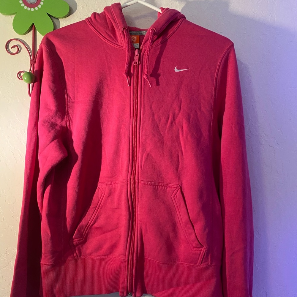 Pink Nike Zip Up Hoodie💗💗